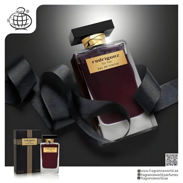 Redriguez for her eau de Intense By Fragrance World בהשראת Narciso Rodriguez For Her Edition Limitée בושם לאישה | 100 מ"ל או דה פרפיום