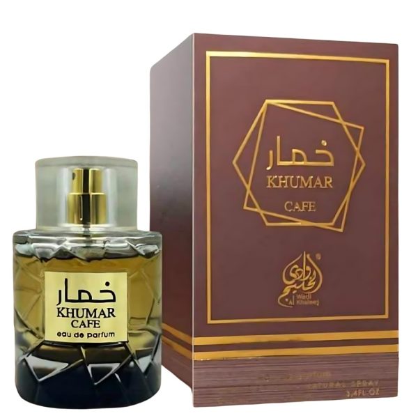 Khumar Cafe Wadi Al Khaleej by Fragrance Deluxe‏ בהשראת Lattafa KHAMRAH QAHWA בושם יוניסקס | 100 מ"ל או דה פרפיום