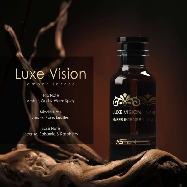 ⁦Luxe Vision Amber Intense by Asten בהשראת Ombre Nomade Louis Vuitton בושם לגבר | 100 מ”ל או דה פרפיום⁩ – תמונה ⁦2⁩