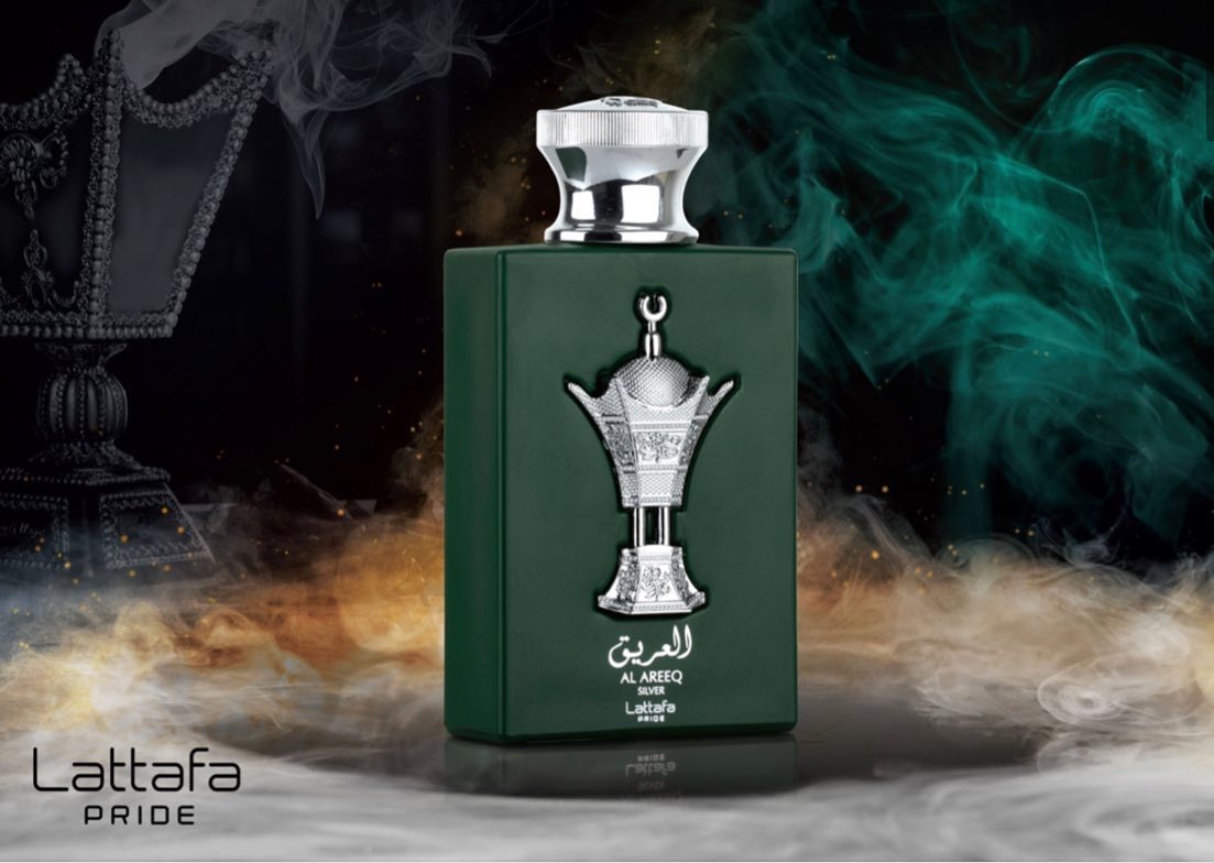 Al Areeq Silver Lattafa בהשראת Epic Man Amouage בושם לגבר | 100 מ"ל או דה פרפיום – תמונה 2