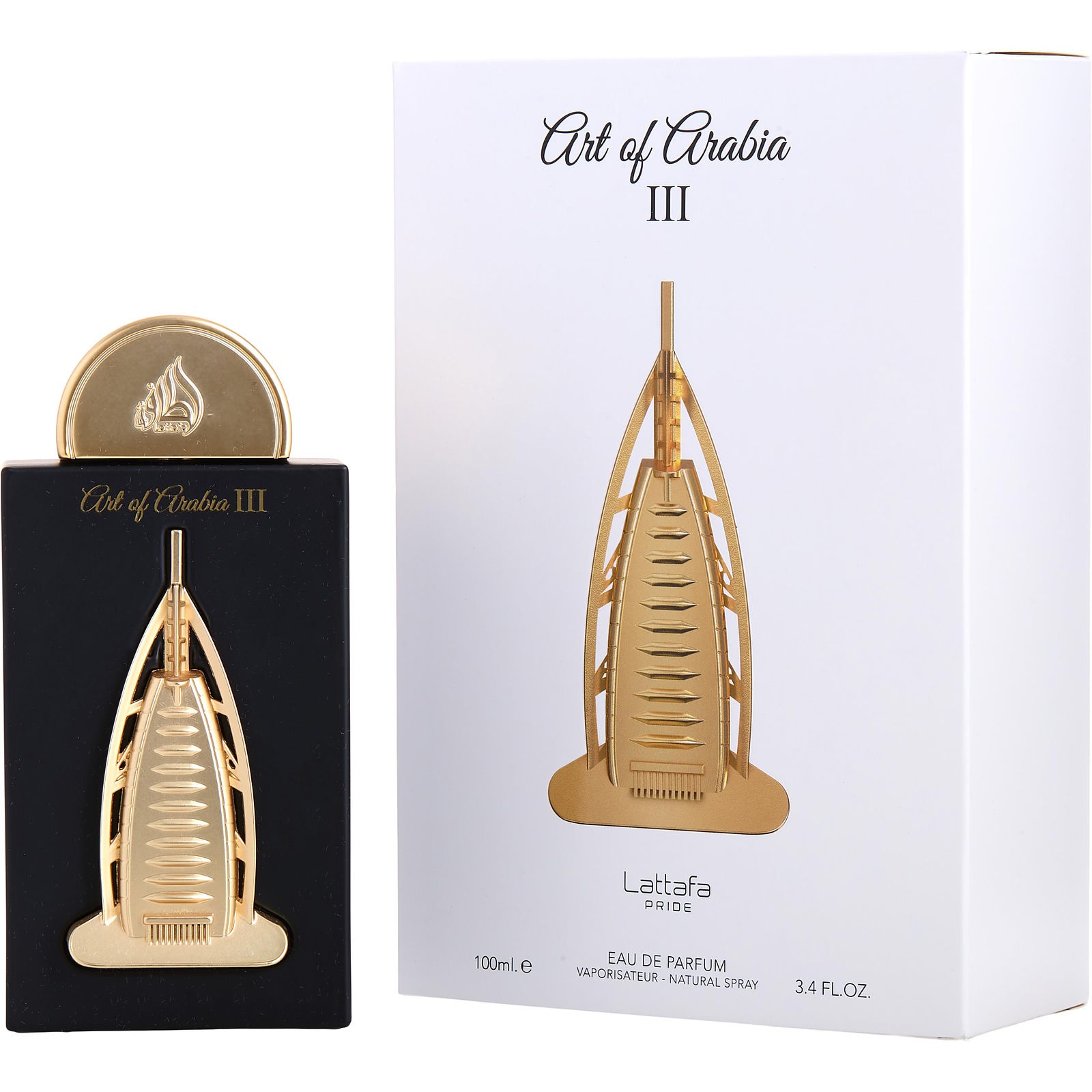 Art of Arabia III Lattafa Perfumes בהשראת Blonde Amber Clive Christian בושם יוניסקס | 100 מ"ל או דה פרפיום