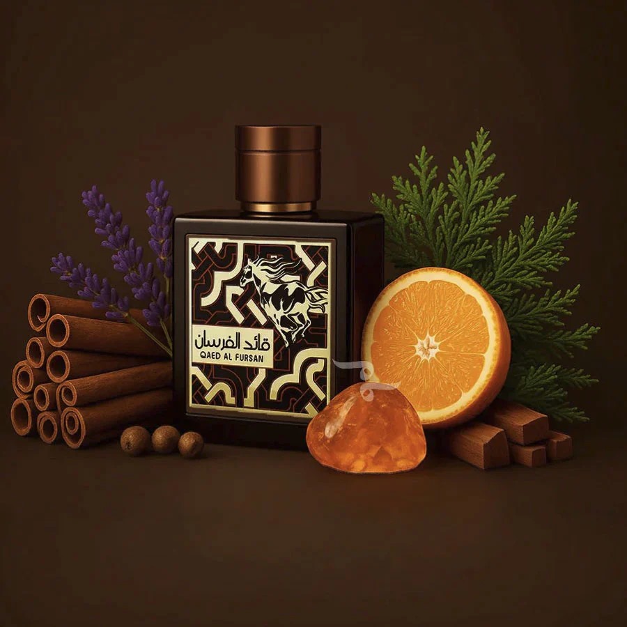 Qaed Al Fursan Untamed Lattafa Perfumes בהשראת Eros Najim Versace בושם לגבר | 90 מ"ל או דה פרפיום – תמונה 2