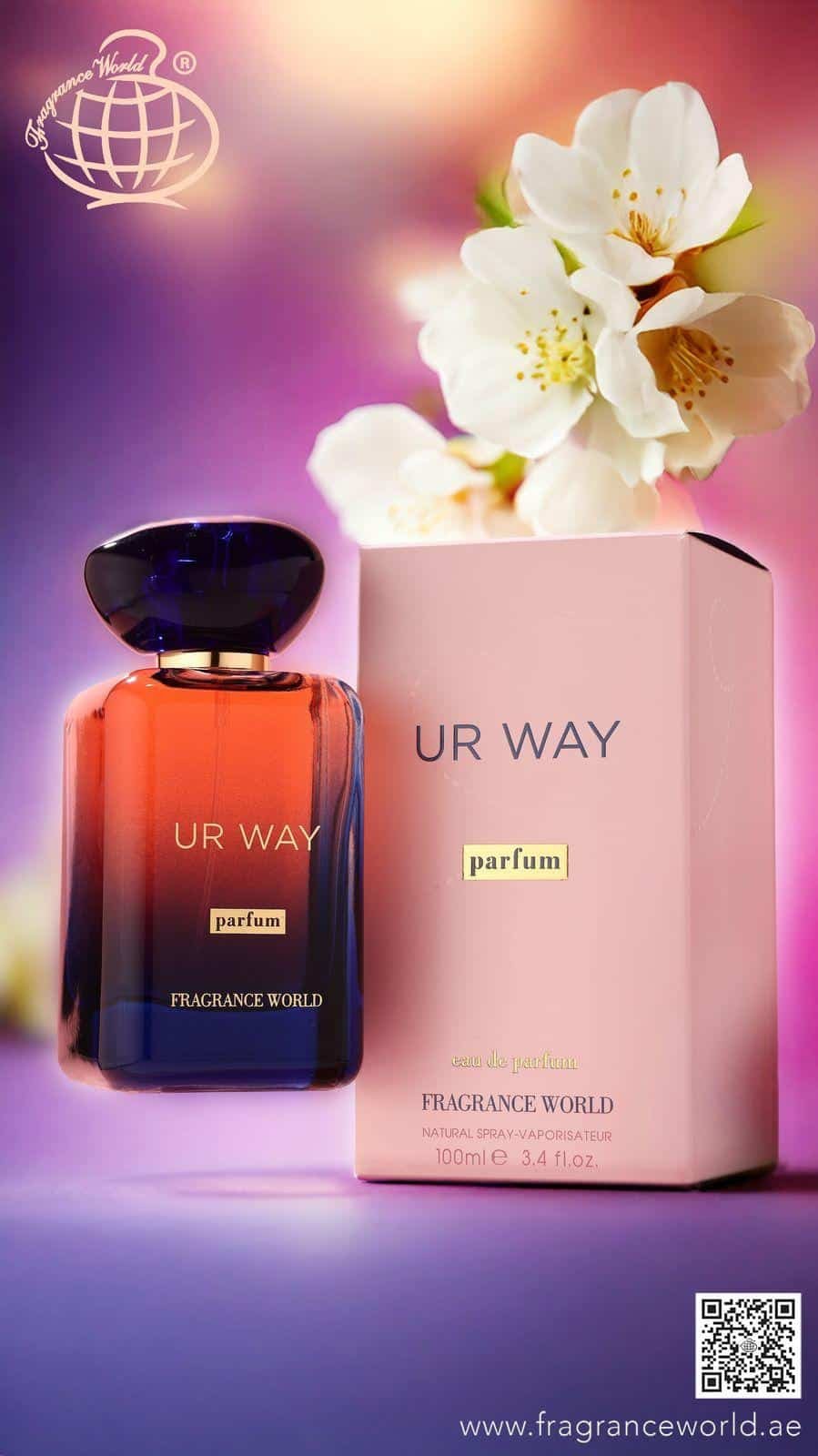 UR Way Parfume Fragrance World בהשראת My Way Parfum Giorgio Armani בושם לאישה | 100 מ"ל או דה פרפיום