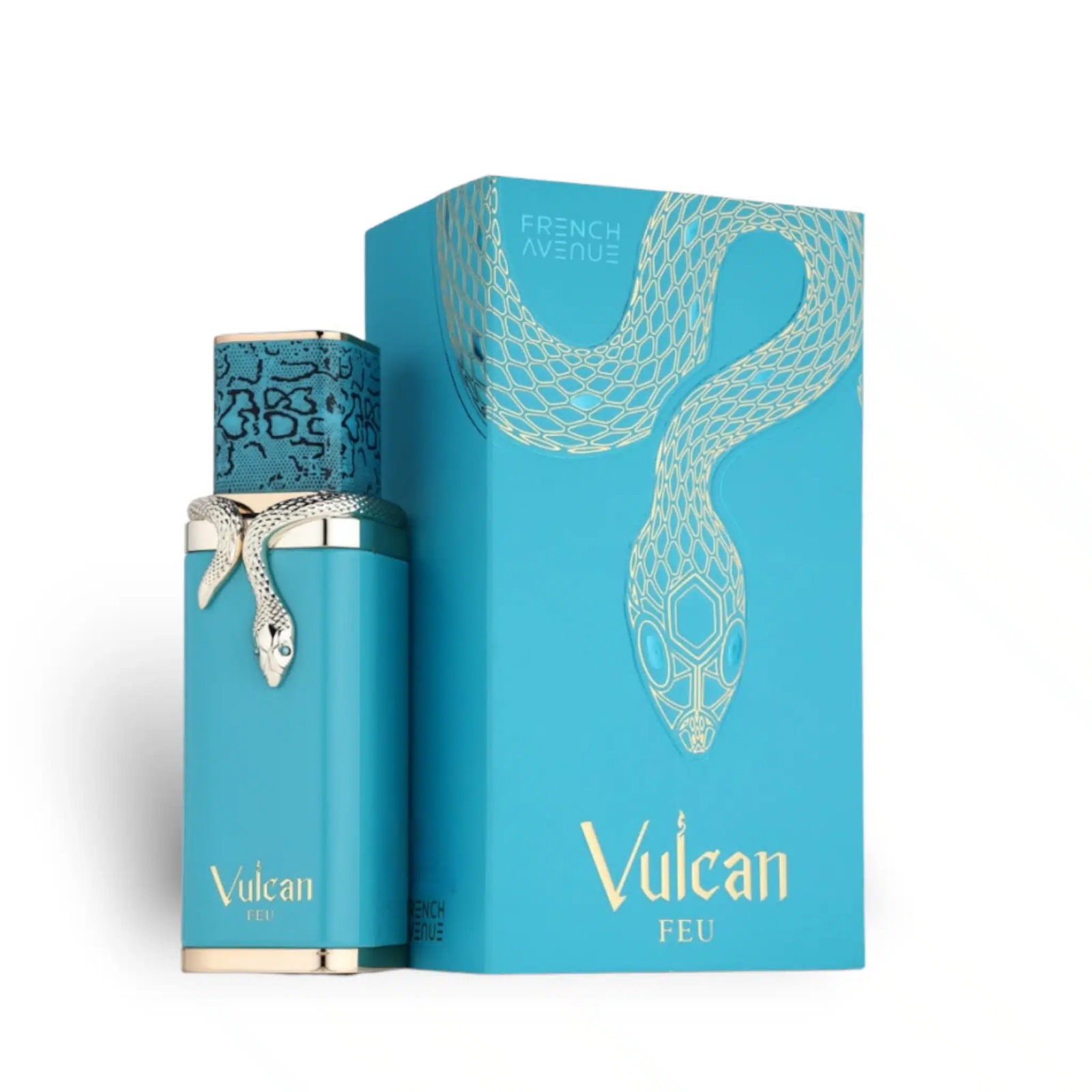 Vulcan Feu Fragrance World FRENCH AVENUE בהשראת God of Fire Stéphane Humbert Lucas 777 בושם יוניסקס | 100 מ"ל או דה פרפיום