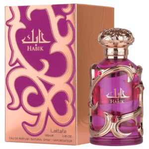 Habik For Women Lattafa Perfumes בהשראת Versace Pour Femme Dylan Purple Versace בושם לאישה | 100 מ"ל או דה פרפיום