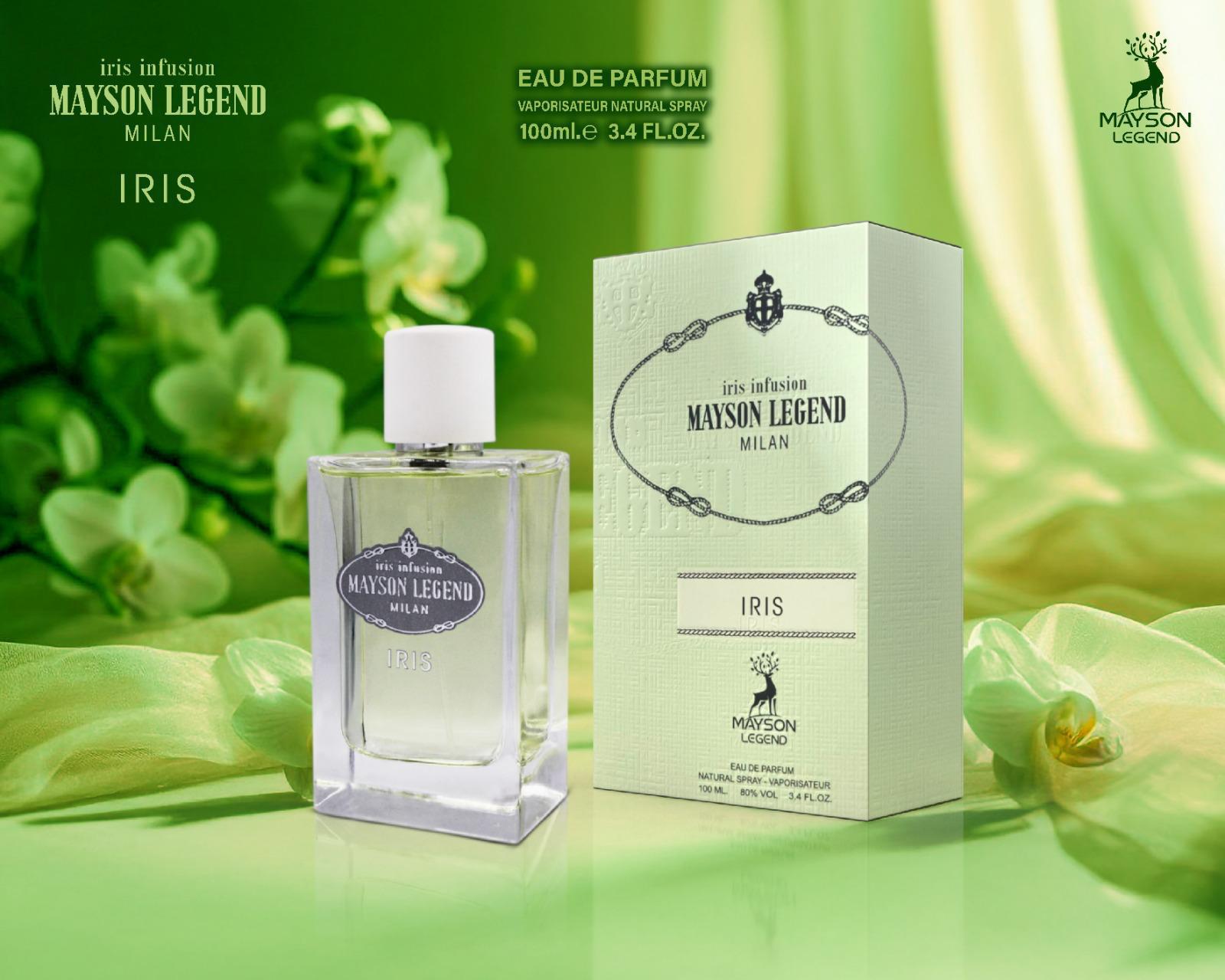 Iiris Infusion Maison Legend Milan IRIS בהשראת Infusion d'Iris Prada בושם לאישה | 100 מ"ל או דה פרפיום