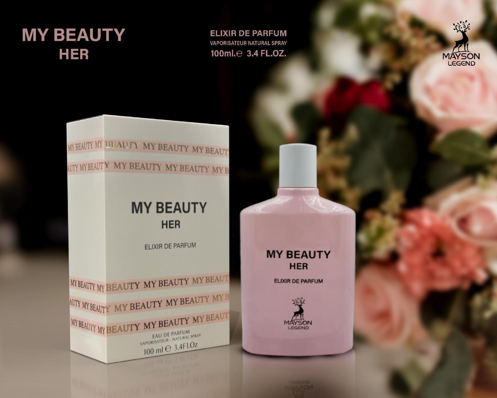 My Beauty Her Elixir De Parfum בהשראת Burberry Her Elixir de Parfum בושם לאישה | 100 מ"ל או דה פרפיום