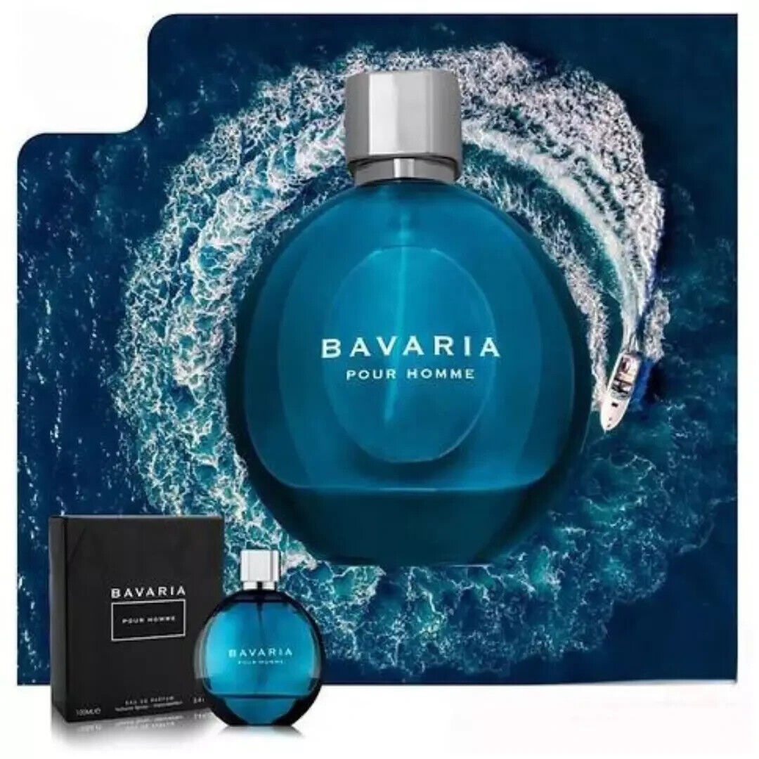 Bavaria Pour Homme Fragrance World בהשראת Aqva Pour Homme Bvlgari בושם לגבר | 100 מ"ל או דה פרפיום – תמונה 2