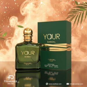 הבושם Your SANDAL Fragrance Deluxe בהשראת הבושם Stronger With You Sandalwood Giorgio Armani בושם לגבר | 100 מ"ל או דה פרפיום
